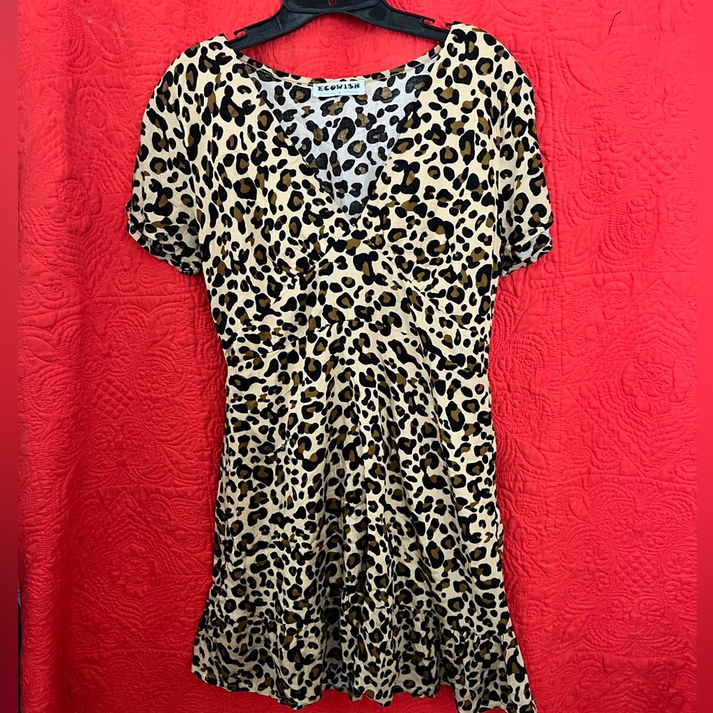 Cheetah Print Dress